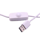 2W USB LED Light Bulb with Magnetic & Cable, USB-2W-W 5V 140-150Lumens 6 LED