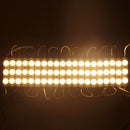 19W 1850LM Module Light Strip, 180 Degrees 20 x 3-LED SMD 5730 Convex High Warm White Light LED, DC 12V