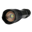 LT-QT CREE XM-L T6 White Light LED Flashlight, 5-Mode 1800 LM Adjustable Focus Flashlight(Black)