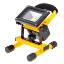 KX-913 10W Portable Floodlight Lamp, 900LM 6000K White LED Rechargeable Light(Yellow)