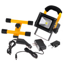 KX-913 10W Portable Floodlight Lamp, 900LM 6000K White LED Rechargeable Light(Yellow)