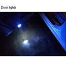 2 PCS T10 1.5W 60LM 1 LED Dark Blue COB LED Brake Light for Vehicles, DC12V(Dark Blue)
