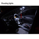 2 PCS T10 1.5W 60LM 1 LED Magenta COB LED Brake Light for Vehicles, DC12V(Magenta)