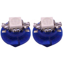 2 PCS B8.4 Blue Light 0.2W 12LM 1 LED SMD 5050 LED Instrument Light Bulb Dashboard Light for Vehicles, DC 12V(Blue)