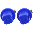 2 PCS B8.5 Blue Light 0.2W 12LM 1 LED SMD 5050 LED Instrument Light Bulb Dashboard Light for Vehicles, DC 12V(Blue)