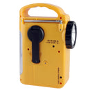 Solar Power Dynamo Hand Cranked Lantern Rescue Light , Multi-function Outdoor Emergency 5 LED Flashlight with AM / FM Radio