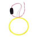 70mm 5W 180LM Angel Eyes Circles Car Headlight White Light COB LED Lights for Vehicles, DC 12-24V