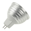 MR16 3W RGB Flash LED Light Bulb , Luminous Flux: 240-270lm, with Remote Controller