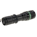 LT 1 x Cree Q5 White Light LED Flashlight , 500 LM 3-Mode Retractable Lamp(Black)