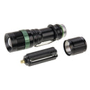 LT 1 x Cree Q5 White Light LED Flashlight , 500 LM 3-Mode Retractable Lamp(Black)
