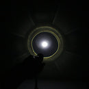LT 1 x Cree Q5 White Light LED Flashlight , 500 LM 3-Mode Retractable Lamp(Black)