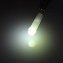 5 PCS T5 0.5W 20LM White Light 1 LED COB LED Instrument Light Bulb Dashboard Light for Vehicles, DC 12V(White)