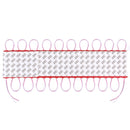 1.5W LED SMD 2835 Module Light Strip, 20 x 3-LED, DC 12V(Red Light)