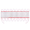 1.5W LED SMD 2835 Module Light Strip, 20 x 3-LED, DC 12V(Red Light)