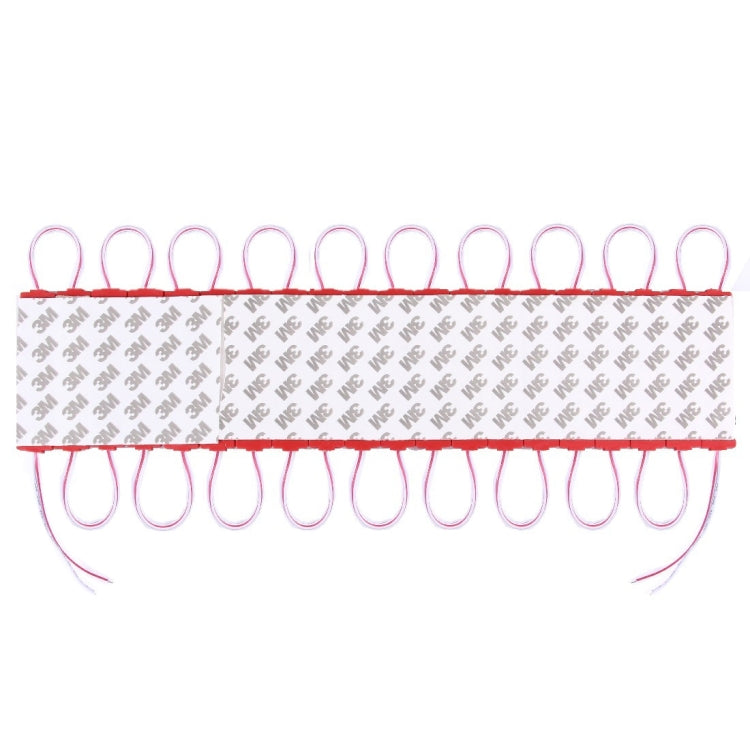 1.5W LED SMD 2835 Module Light Strip, 20 x 3-LED, DC 12V(Red Light)