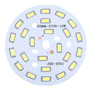 10 PCS 12W SMD 5730 White Light Aluminum Base Light Panel, 24 LEDs 1080 LM 3000-6500K, Diameter: 63mm(White Light)