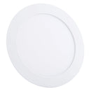 12W 17cm Round Panel Light Lamp with LED Driver, 60 LED SMD 2835, Luminous Flux: 860LM, AC 85-265V, Cutout Size: 15.3cm(White Light)