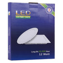 12W 17cm Round Panel Light Lamp with LED Driver, 60 LED SMD 2835, Luminous Flux: 860LM, AC 85-265V, Cutout Size: 15.3cm(White Light)
