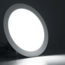 12W 17cm Round Panel Light Lamp with LED Driver, 60 LED SMD 2835, Luminous Flux: 860LM, AC 85-265V, Cutout Size: 15.3cm(White Light)