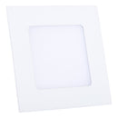 6W 12cm Square Panel Light Lamp with LED Driver, 30 LED SMD 2835, Luminous Flux: 430LM, AC 85-265V, Cutout Size: 11cm