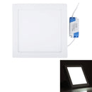18W 22.5cm Square Panel Light Lamp with LED Driver,, 90 LED SMD 2835, Luminous Flux: 1480LM, AC 85-265V, Surface Mounted(White Light)