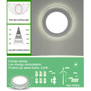 AC 85-265V 18W 1480LM 20cm Round Glass Panel Light Lamp with LED Driver, Cutout Size: 16.5cm(White Light)