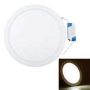 24W LED 29.5cm Round Panel Light Lamp with LED Driver, 120 LED SMD 2835, Luminous Flux: 1848LM, AC 85-265V, Cutout Size: 28.5cm