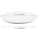 24W LED 29.5cm Round Panel Light Lamp with LED Driver, 120 LED SMD 2835, Luminous Flux: 1848LM, AC 85-265V, Cutout Size: 28.5cm