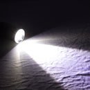 White Light Retractable Flashlight, Cree Q5 LED 3-Mode with Lanyard(Gold)