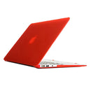 Laptop Frosted Hard Plastic Protective Case for MacBook Air 13.3 inch A1466 (2012 - 2017) / A1369 (2010 - 2012)(Red)