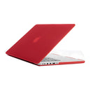 Frosted Hard Protective Case for Macbook Pro Retina 15.4 inch A1398(Red)