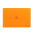 Laptop Translucent Frosted Hard Plastic Protective Case for Macbook 12 inch(Orange)