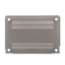 Laptop Translucent Frosted Hard Plastic Protective Case for Macbook 12 inch(Grey)