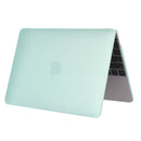 Laptop Translucent Frosted Hard Plastic Protective Case for Macbook 12 inch(Light Green)