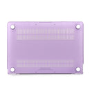 Laptop Translucent Frosted Hard Plastic Protective Case for Macbook 12 inch(Purple)