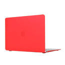 Laptop Translucent Frosted Hard Plastic Protective Case for Macbook 12 inch(Red)