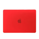 Laptop Translucent Frosted Hard Plastic Protective Case for Macbook 12 inch(Red)