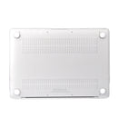 Laptop Translucent Frosted Hard Plastic Protective Case for Macbook 12 inch(White)