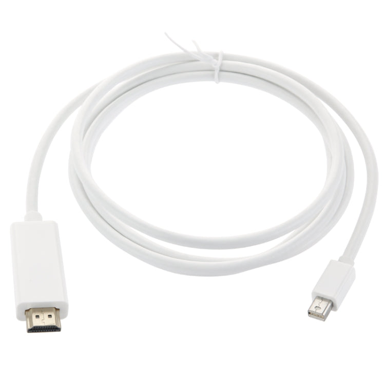 Mini DisplayPort to HDMI Male Cable, Length: 1.5m(White)