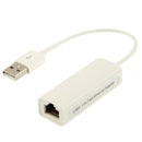 High Speed USB 2.0 Fast Ethernet Adapter(White)