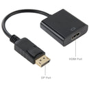 DisplayPort Male to HDMI Female Video Cable Adapter, Length: 15cm