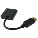 Display Port Male to VGA Female Converter, Length: 20cm
