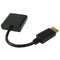 Display Port Male to VGA Female Converter, Length: 20cm