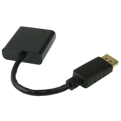 Display Port Male to VGA Female Converter, Length: 20cm