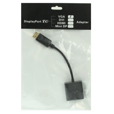 Display Port Male to VGA Female Converter, Length: 20cm