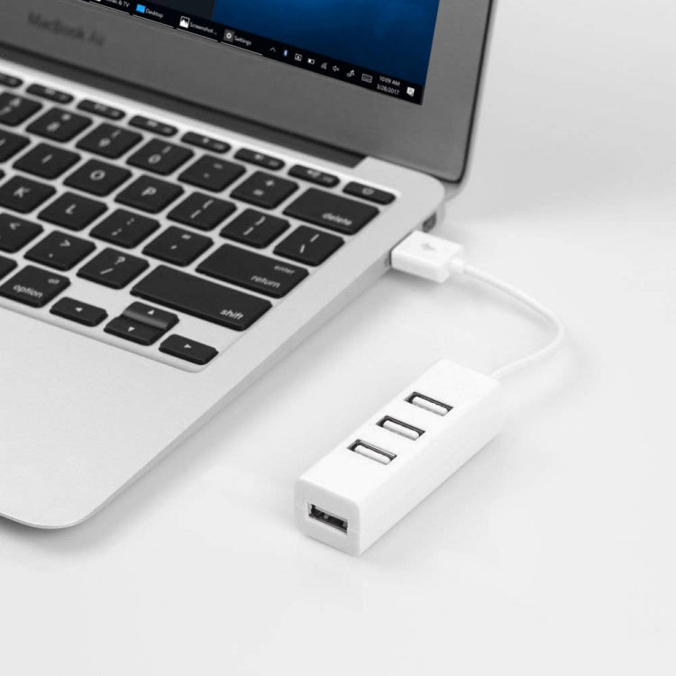 4 Ports USB 2.0 HUB for Apple Computer(White)