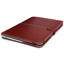 For 11.6 inch MacBook Air Notebook Leather Case with Snap Fastener(Brown)