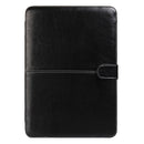 Notebook Leather Case with Snap Fastener for 13.3 inch MacBook Pro(Black)