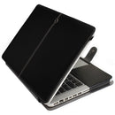 Notebook Leather Case with Snap Fastener for 13.3 inch MacBook Pro(Black)