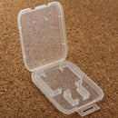 100Pcs Transparent Plastic Storage Card Box for SD Card + Micro SD Card(TF Card)(Transparent)